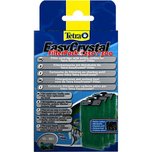 Tetra EasyCrystal Filter Pack C250/300 (With Carbon) x 3