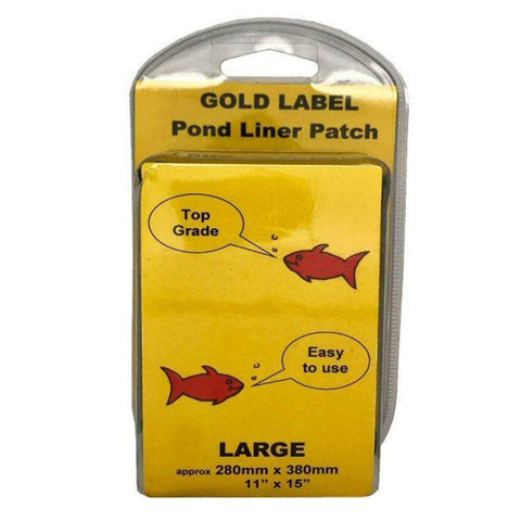 Gold Label Pond Liner Patch Repair Kit Large 11"x15"
