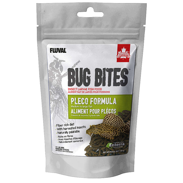 Fluval Bug Bites Pleco Formula Sticks 130g – CDLAquatics & Pets