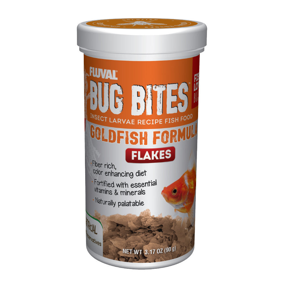 Fluval Bug Bites Goldfish Flakes 90g