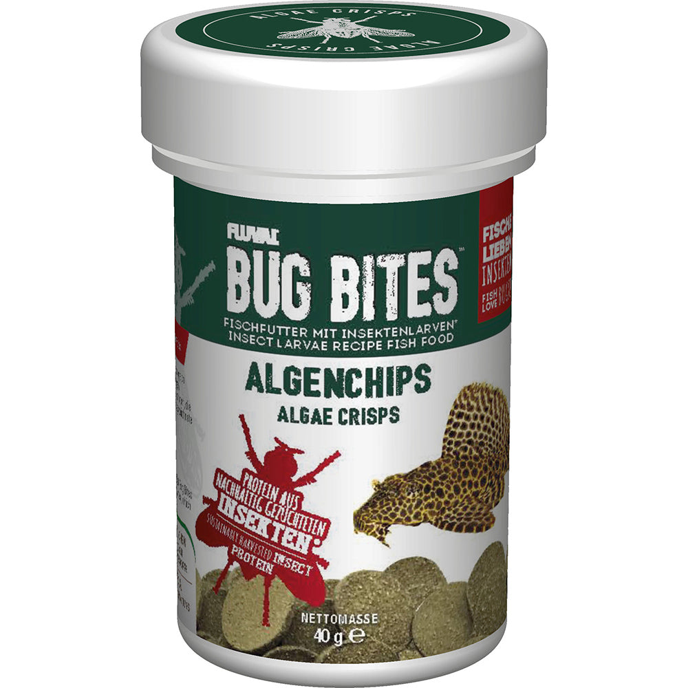 Fluval Bug Bites Algae Crisps 40g