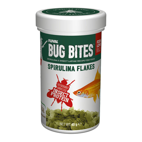 Image of Fluval Bug Bites Spirulina Flakes 45g