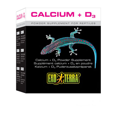 Exo Terra Calcium + D3 Powder Supplement 1.4oz/40g