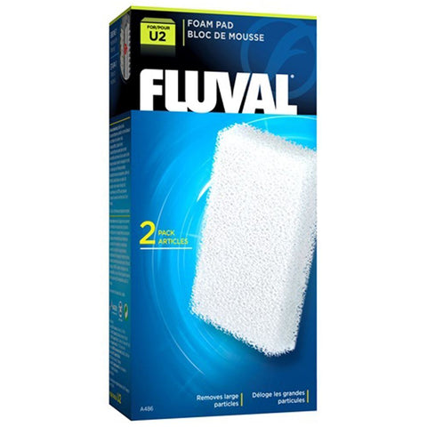 Image of Fluval U2 Aquarium Filter Biomax, Filter Foam and Poly Carbon BUNDLE