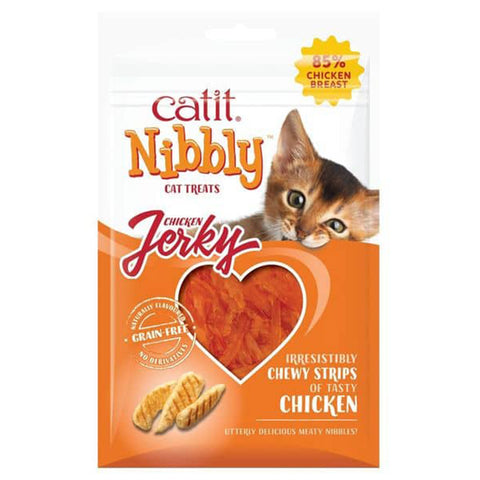 Image of Catit Nibbly Jerky Chicken Recipe - 30 g (1 oz)